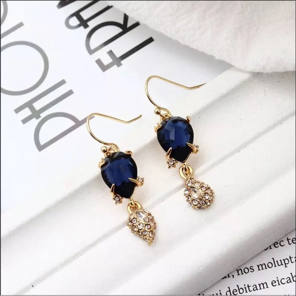 $148 New Alexis Bittar Fashionable and retro droplet shaped earrings